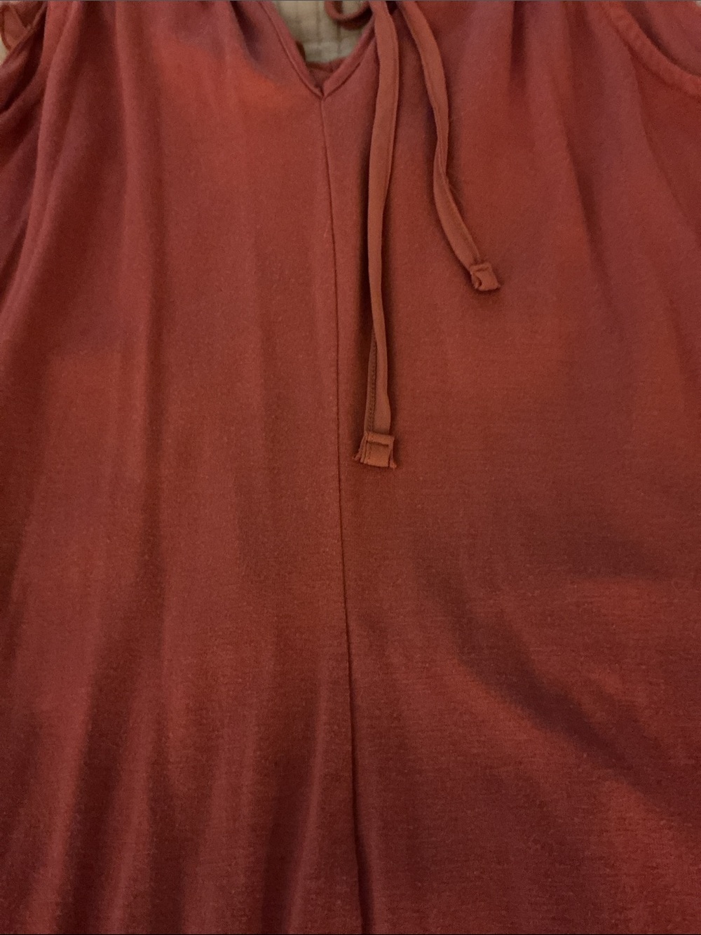 Maurices Ruffle Halter Tank Top - Rust - Picture 6 of 6
